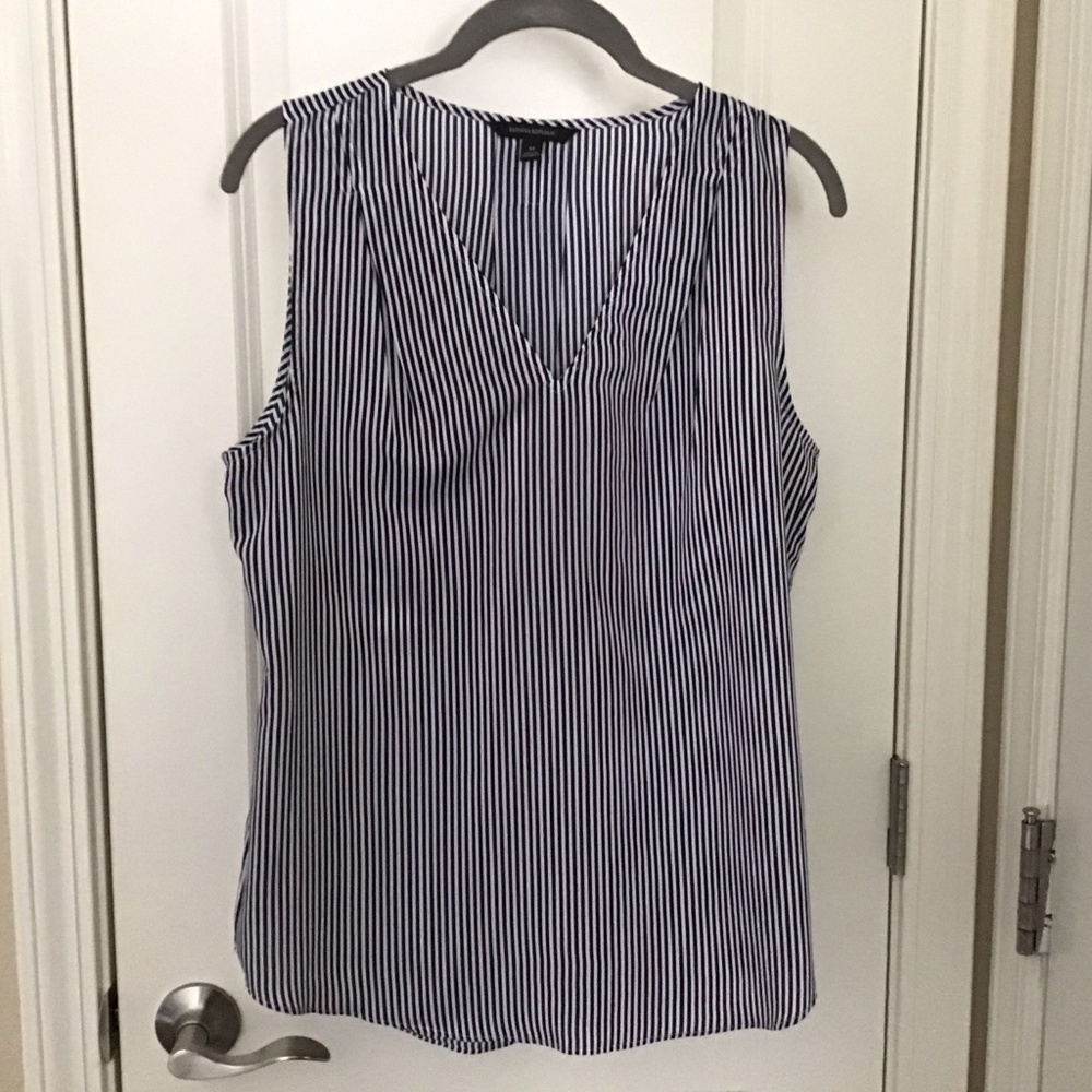 EUC Banana Republic Stripes Blouse Size M